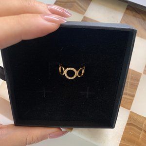 18K Plated Gold Ring